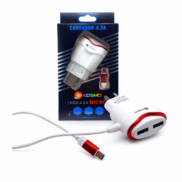 Producto - CG196 CARGADOR KOSMO  V8 4.2A