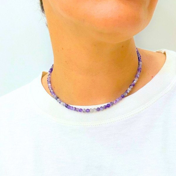 Producto - Collar bolitas de Amatista