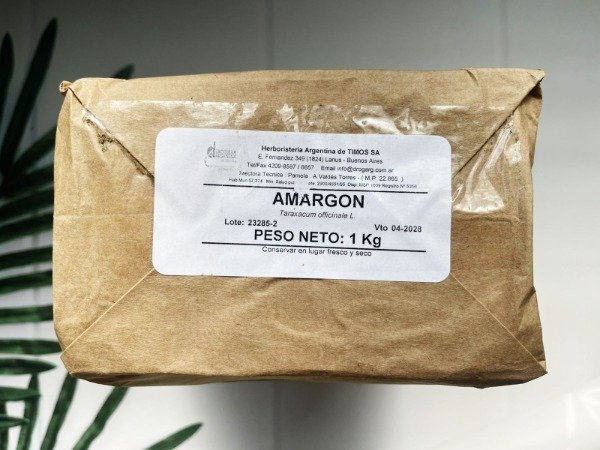 Producto - AMARGON importado DIENTE DE LEÓN x 1kg DROGUERIA ARGENTINA