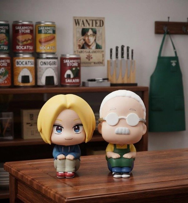 Producto - Figuras Sakamoto Days Tipo Look Up - 10cm - Ingrese para Elegir