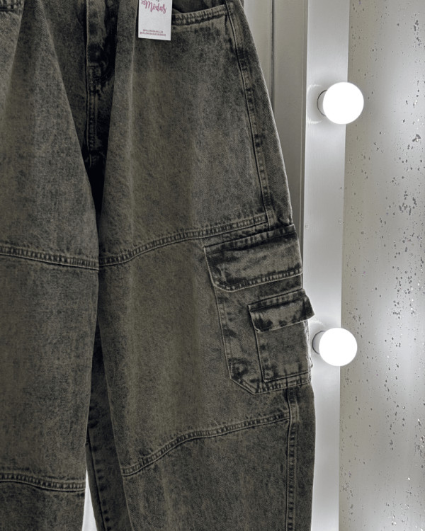 Producto - Jean Multicargo Bolsillos Óxido