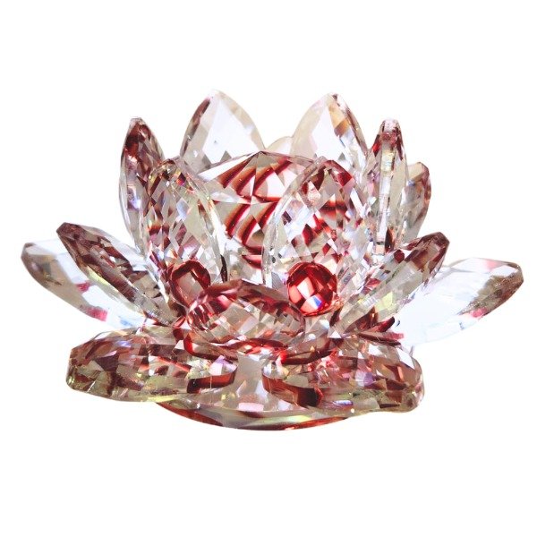 Producto - Flor De Loto Cristal Rojo
