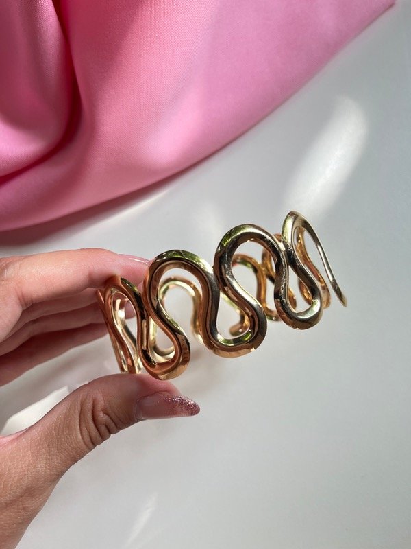 Producto - Brazalate Ondas Dorado