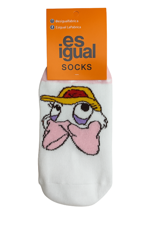 Producto - MEDIAS SOQUETE DAYSY FONDO BLANCO 23 AL 33