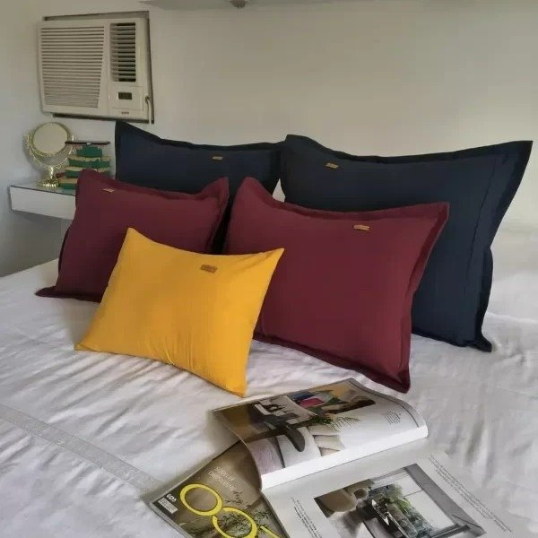 Producto - Combo x5 Almohadones - 50x60 Tela Tusor + 40x50 Tela Tusor + 30x40 Tela Tusor