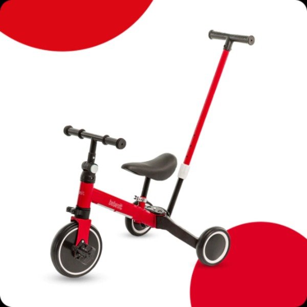 Producto - Triciclo Camicleta 2 en 1 Bebesit Rojo