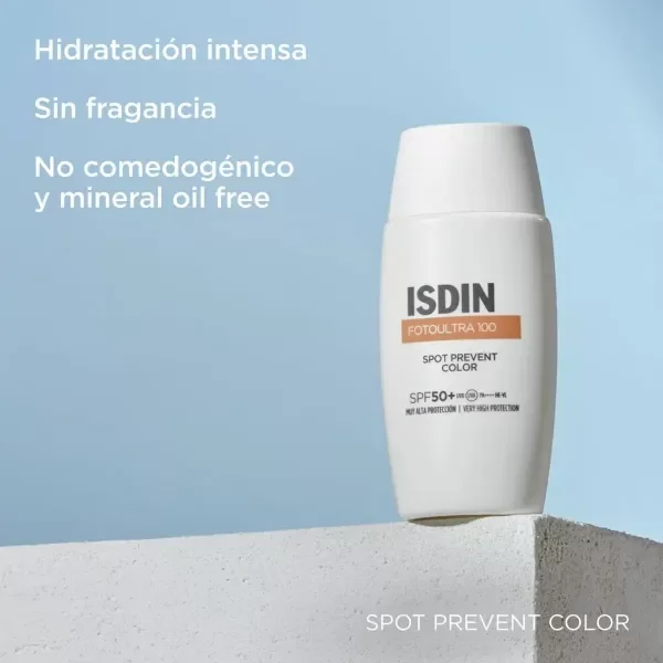 Producto - isdin Fotoprotector ultra spot prevent color spf 50+ 50ml - 3