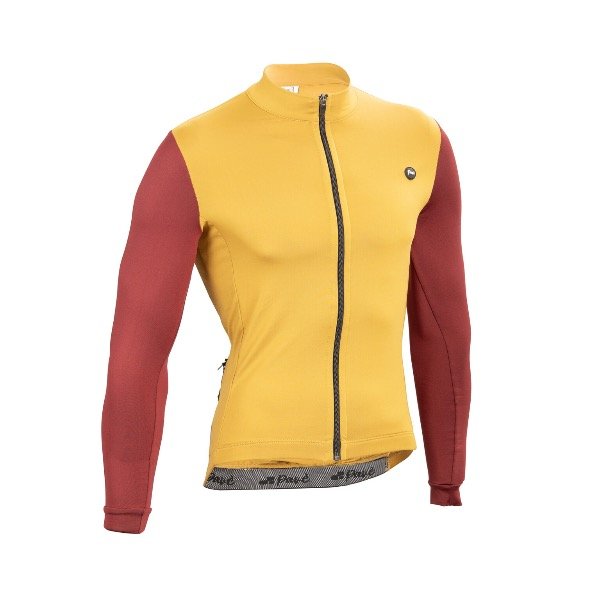 Producto - Campera frizada blend Mostaza Bordo Pave