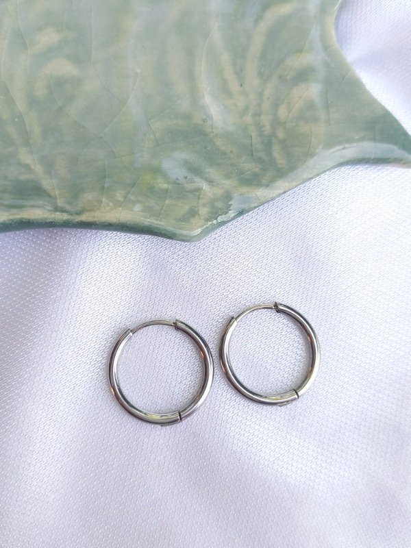Producto - argollitas básicas silver