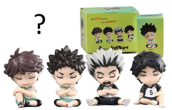 Producto - Caja mistriosa de Haikyu! - 5cm