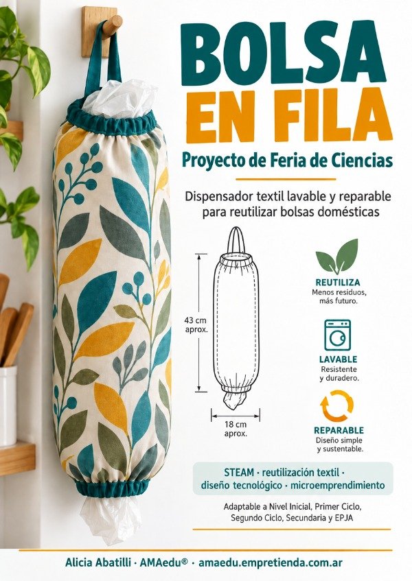 Producto - BOLSA EN FILA - Feria de Ciencias - STEAM - 0