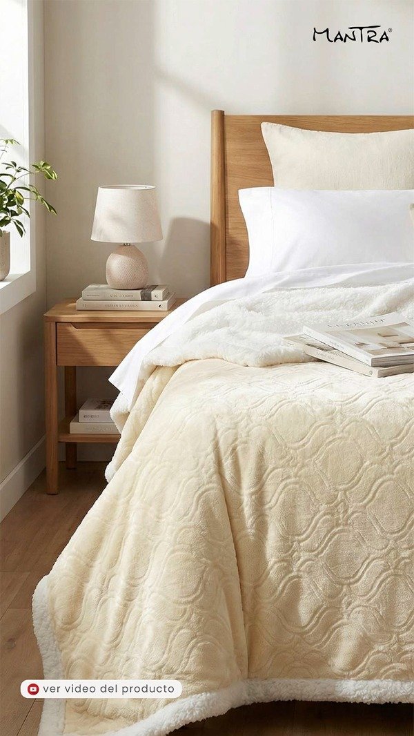 Producto - Frazada Deluxe Corderito Mantra King