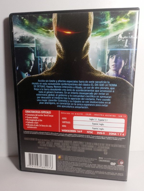 Producto - El Día que la Tierra se Detuvo (The Day The Earth Stood Still -  2008) - DVD - 1