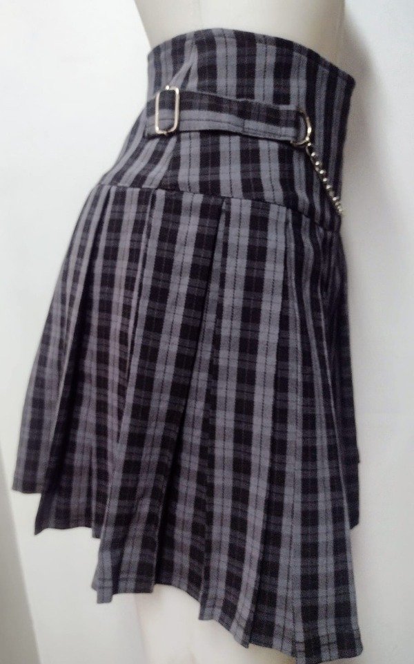 Producto - pollera cadenas gris