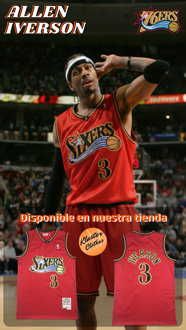 Producto - Allen Iverson #3 Alternativa Roja