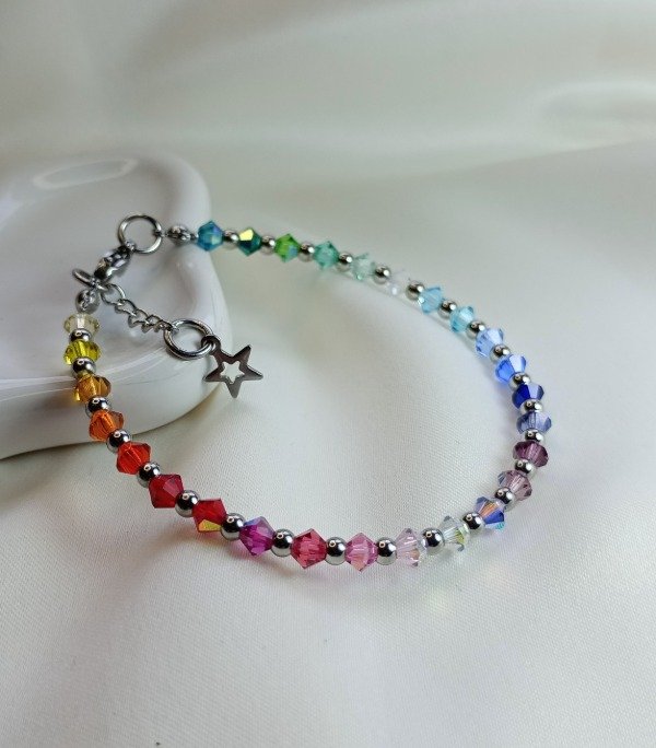 Producto - Pulsera Swarovski Elements 7 chakras