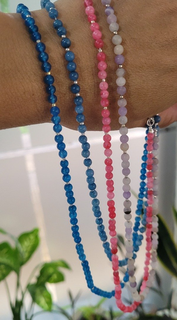 Producto - Collar piedras 4mm