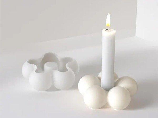 Producto - Molde porta vela burbujas