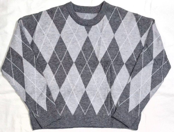 Producto - Sweater rombo (gris)
