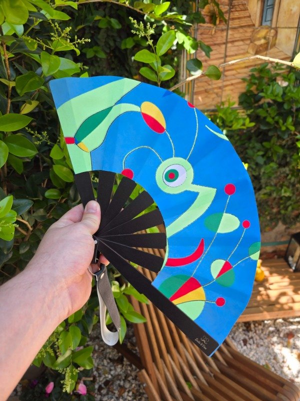 Producto - Abanico NEÓN "El Jardín de Miró" -Con accesorios-