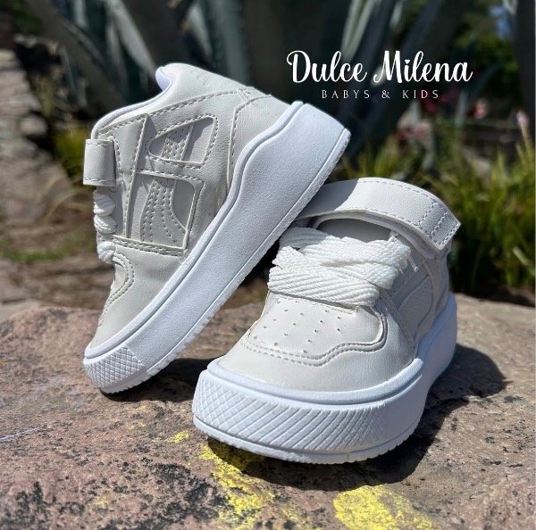 Producto - Zapas Botitas en color CREMA 21 al 30