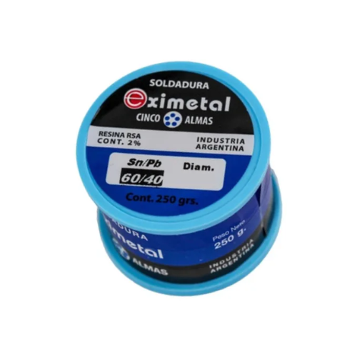 Producto - Estaño rollo 250g Eximetal 0,5mm
