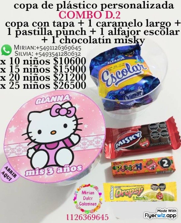 Producto - Combo D.2 hello kitty