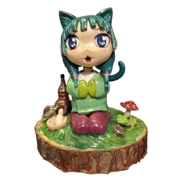 Producto - Escultura Portasahumerio Maomao Kusuriya Boticaria Kemando Otorii