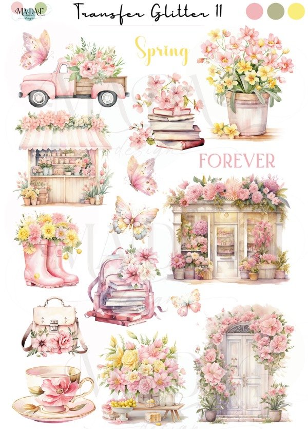 Producto - TRANSFER GLITTER 11