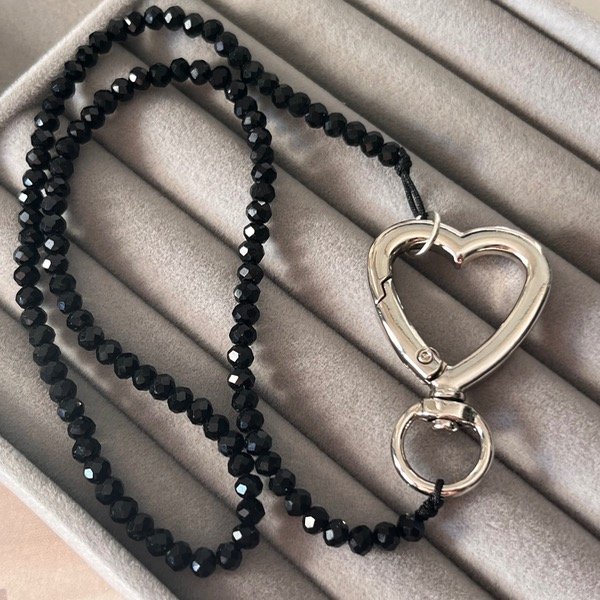 Producto - Collar Mística Condesa Negro (45 cm)