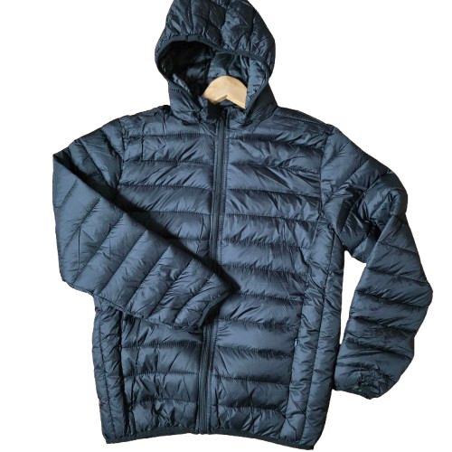 Producto - Campera Inflable Liviana Uniqlo Capucha Desmontable BLACK