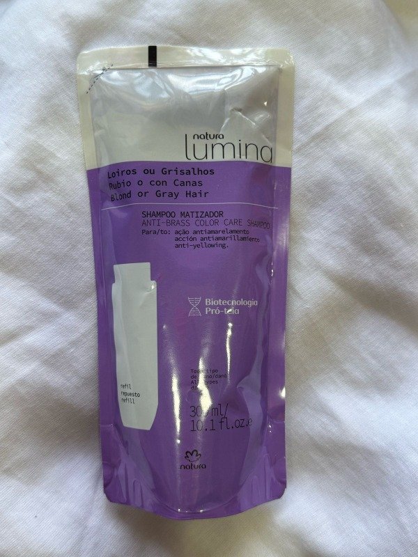 Producto - Natura Repuesto Lumina Shampoo matizador 300ml