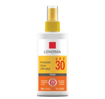 Producto - Protector Solar UVA Plus SPF 30 Spray - Lidherma