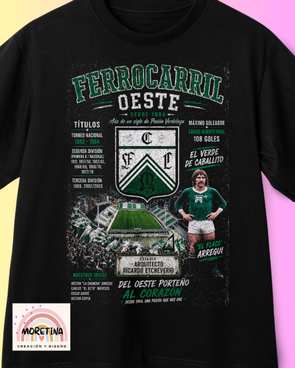Producto - Remera de Ferrocarril Oeste