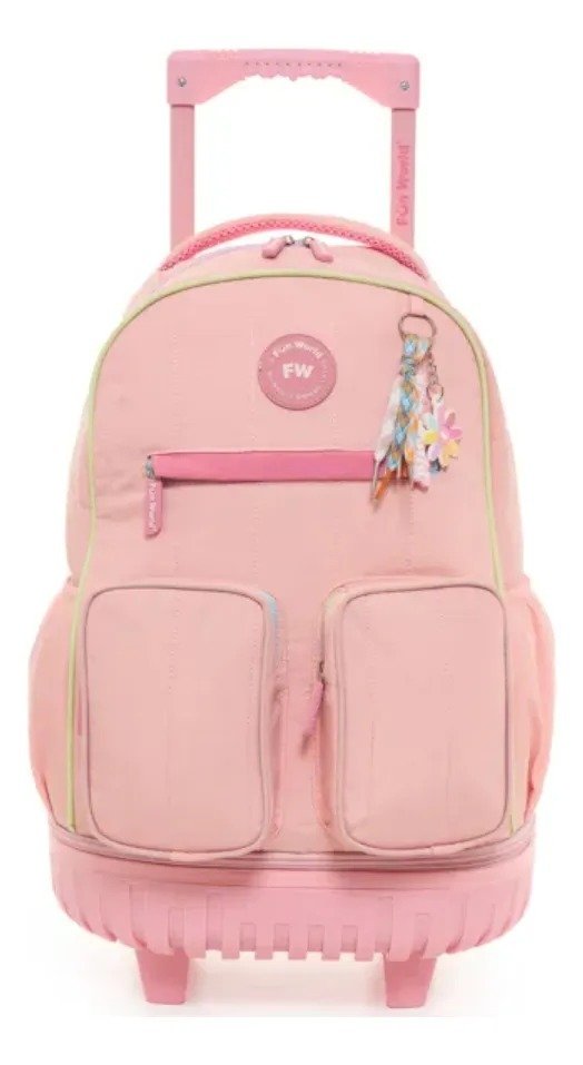 Producto - MOCHILA FW FUN WORLD CARRO CANDY ROSA