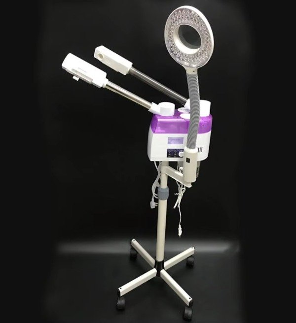 Producto - Apertura Vaporizador de Pie Con Ozono y Lupa Led