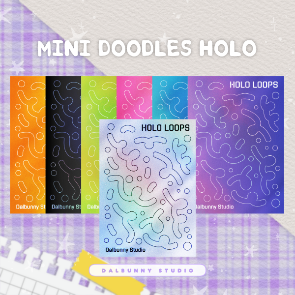 Producto - Mini doodles holo