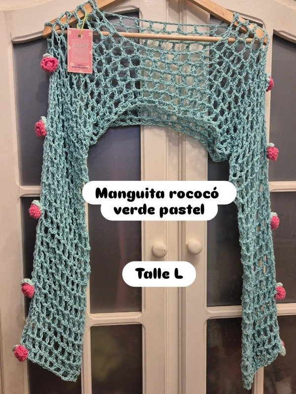 Producto - Manguita ROCOCÓ verde pastel