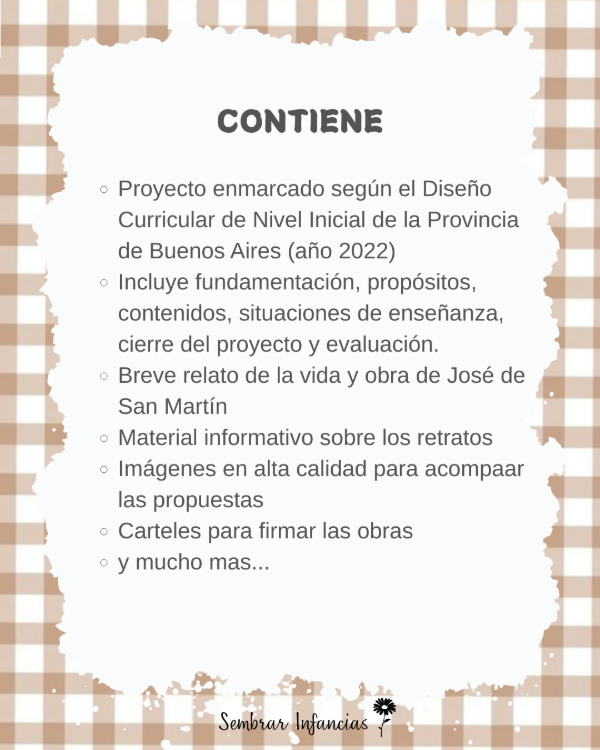 Producto - PROYECTO "Galería de retratos del General José de San Martín" - 2