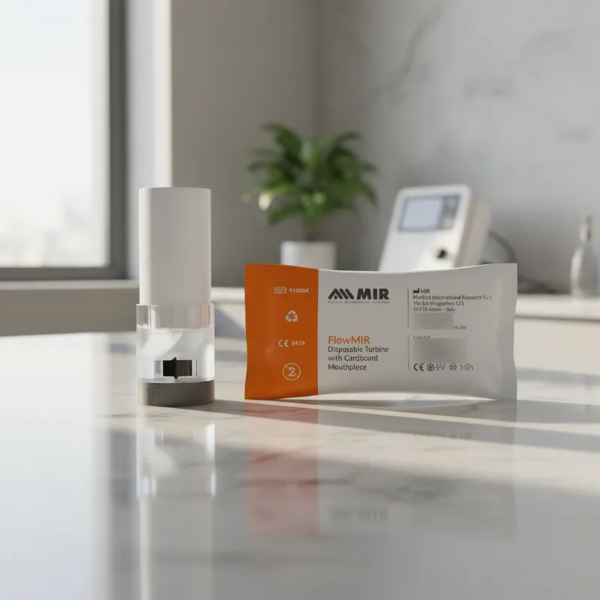 Producto - Turbina Descartable Con Boquilla Espirómetro Mir Flowmir