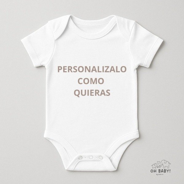 Producto - Body Personalizado para Bebé Con la frase que vos quieras