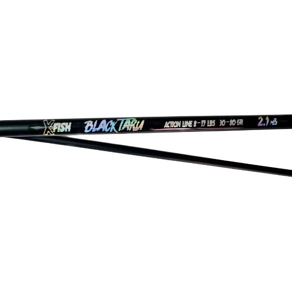 Producto - Caña Bait X-fish Black Taru 2.10m 2 Tramos 8-17lbs Señuelos 30-80gr Fibra Maciza - 3