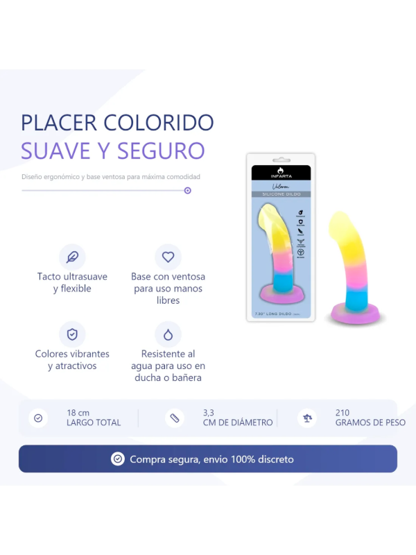Producto - Consolador Veloron Infarta 18 Cm - 1