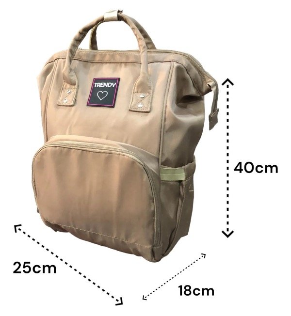Producto - Mochila maternal Trendy tostado