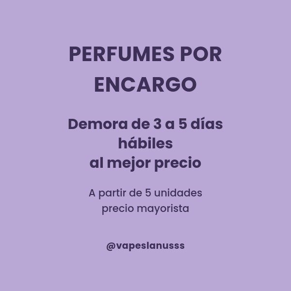 Producto - PERFUMES POR ENCARGO