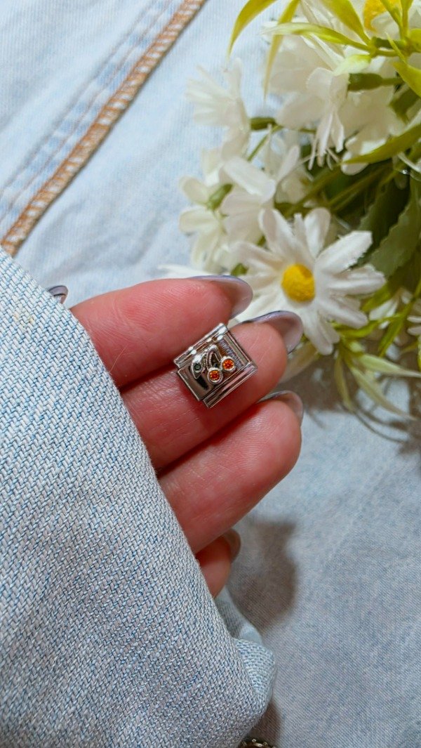 Producto - Charms cherry naranja AQ
