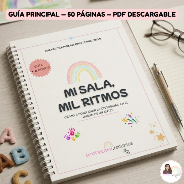 Producto - Mi sala, mil ritmos / Guía práctica para jardín de infantes + 6 bonos inclusivos