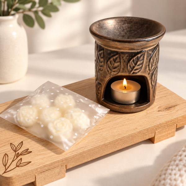 Producto - Combo Bienestar - Hornito + Vela de noche + wax melts - 7