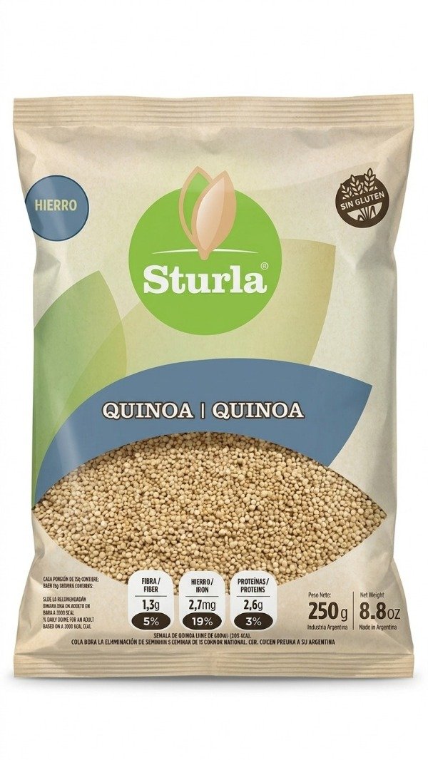 Producto - SEMILLAS DE QUINOA POR 250GR STURLA