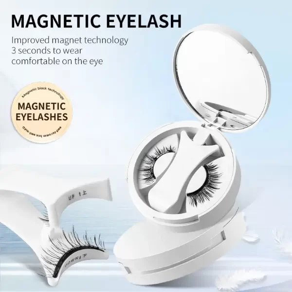 Producto - Pestañas Magnéticas Dobles + estuche